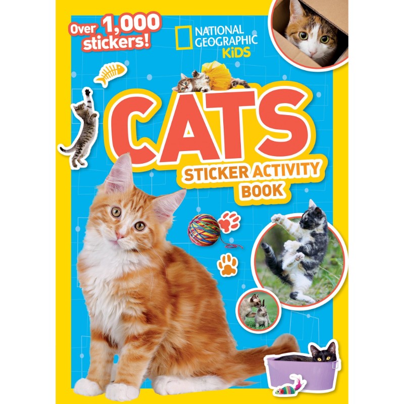 National Geographic Kids Cats Sticker Activity Book, by National Geographic Kids